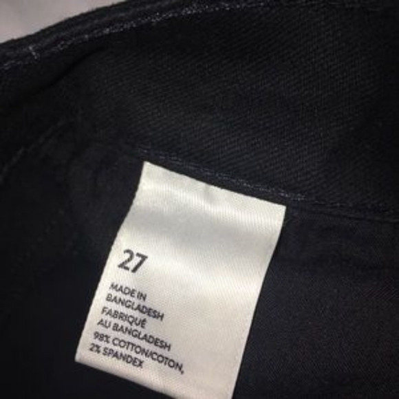 DP Women's Juniors Black Stretch Skinny Ankle Jeans Size 27 - Picture 4 of 7